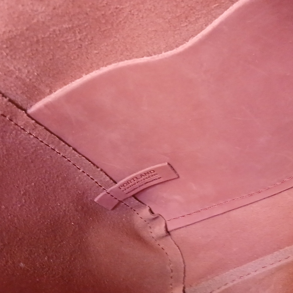 Portland Leather Juliette Bag In Foxglove Color Like New! Lovely! - Picture 10 of 11